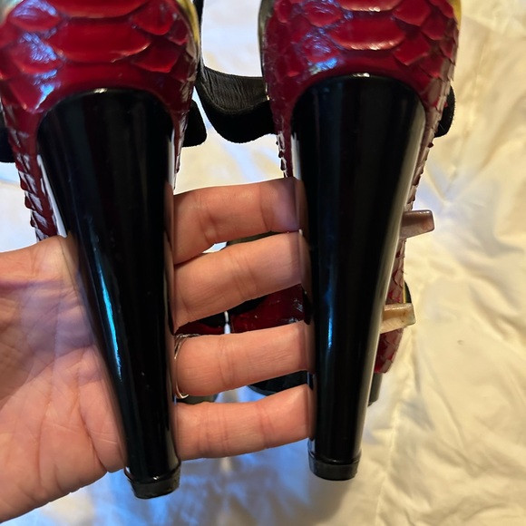 Christian Louboutin Python Heels - Picture 7 of 9